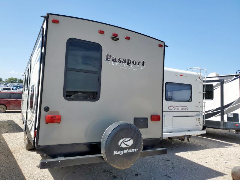 4YDT3352XJK416091 - 2018 KEYSTONE PASSPORT WHITE photo 3