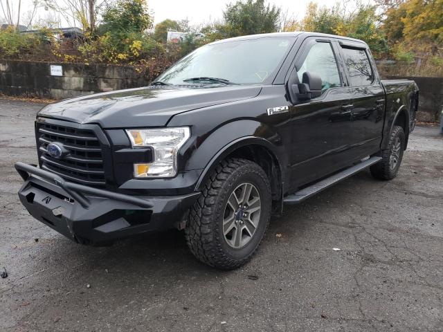 1FTEW1EF3GFB48819 - 2016 FORD F150 SUPERCREW BLACK photo 2