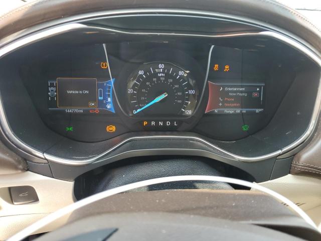 3FA6P0SU4HR261106 - 2017 FORD FUSION TITANIUM PHEV BLACK photo 9