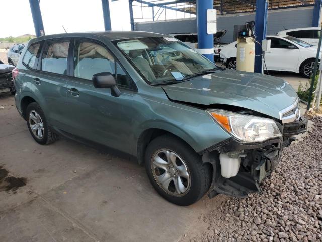 JF2SJAAC9EH428163 - 2014 SUBARU FORESTER 2.5I GREEN photo 4