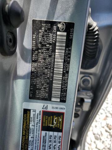 4T1BF1FK5HU687045 - 2017 TOYOTA CAMRY LE SILVER photo 12