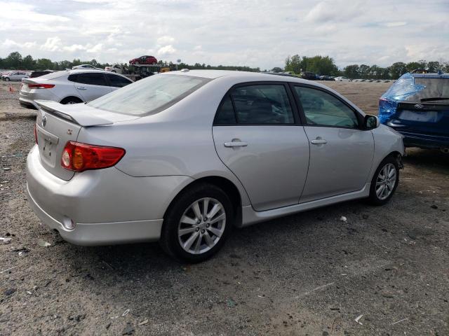 2T1BU4EE9AC445210 - 2010 TOYOTA COROLLA BASE SILVER photo 3