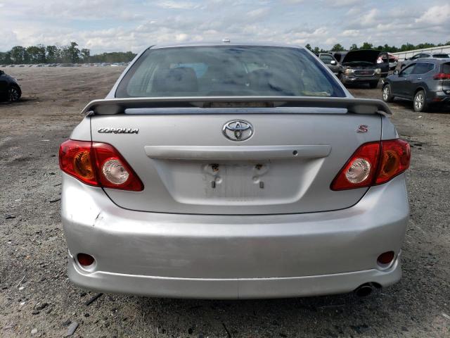 2T1BU4EE9AC445210 - 2010 TOYOTA COROLLA BASE SILVER photo 6