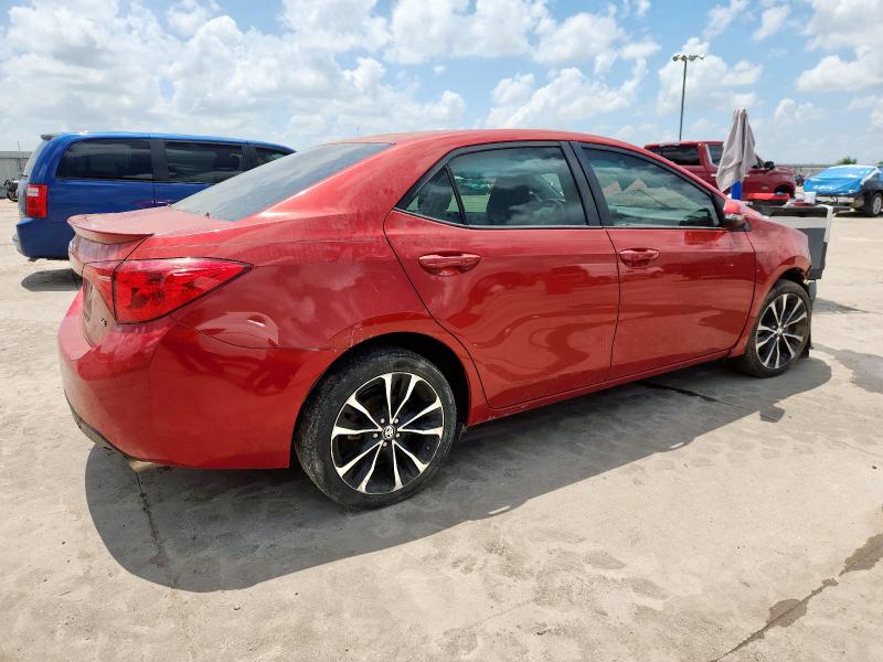 5YFBURHE2KP893900 - 2019 TOYOTA COROLLA L 红色 照片 3