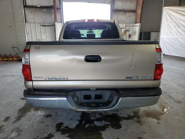5TBDT44165S470727 - 2005 TOYOTA TUNDRA DOUBLE CAB SR5 TAN photo 6