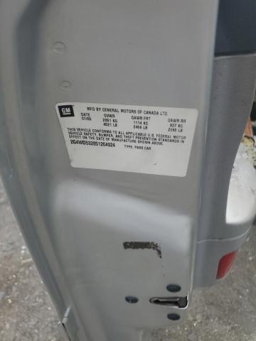 2G4WD532851264924 - 2005 BUICK LACROSSE CXL Күміс фото 12
