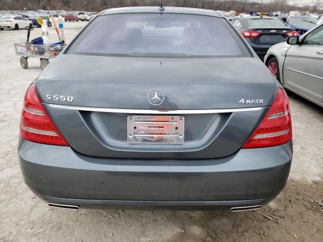 WDDNG8GB8AA295227 - 2010 MERCEDES-BENZ S 550 4MATIC GRAY photo 6