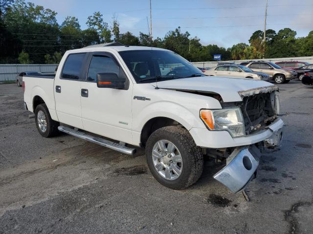 1FTFW1CT8CKD76653 - 2012 FORD F150 SUPERCREW WHITE photo 4