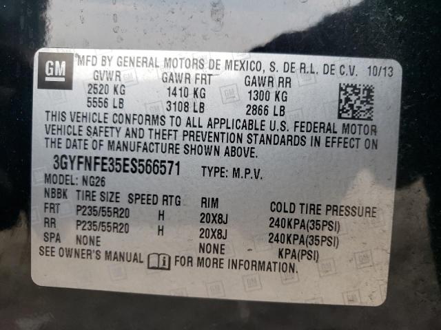 3GYFNFE35ES566571 - 2014 CADILLAC SRX PERFORMANCE COLLECTION Қара фото 13