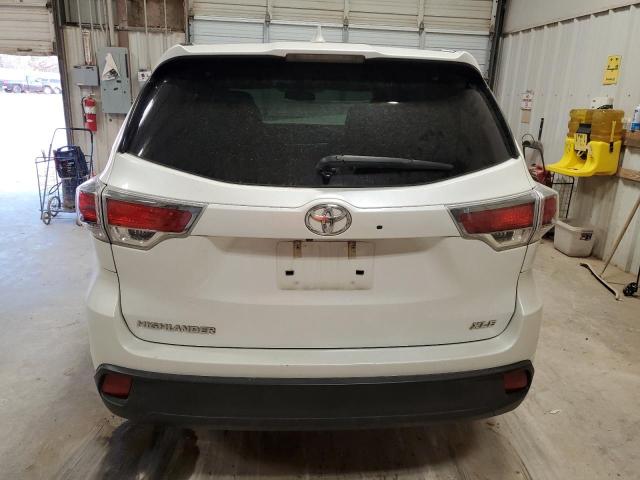 5TDKKRFH8GS168075 - 2016 TOYOTA HIGHLANDER XLE WHITE photo 6