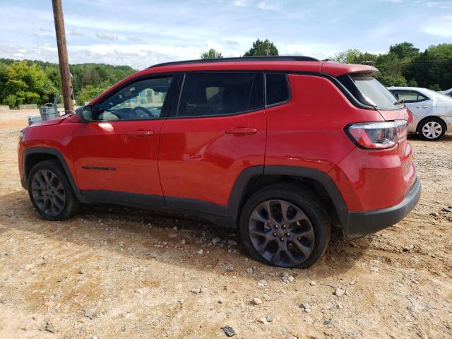 3C4NJDEB2MT589212 - 2021 JEEP COMPASS 80TH EDITION RED photo 2