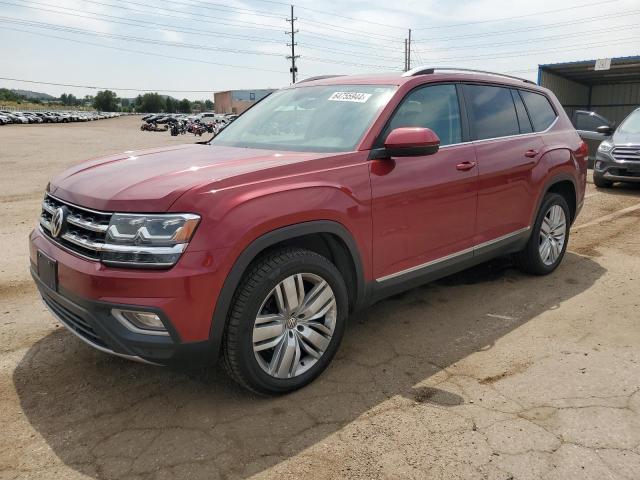 1V2ER2CA6KC539542 - 2019 VOLKSWAGEN ATLAS SEL RED photo 1