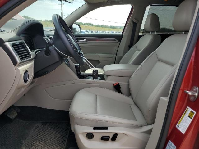 1V2ER2CA6KC539542 - 2019 VOLKSWAGEN ATLAS SEL RED photo 7