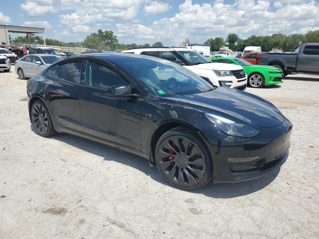 5YJ3E1EC5PF564164 - 2023 TESLA MODEL 3 黑色 照片 4