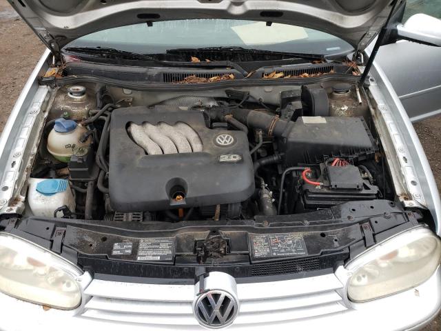 9BWGK21J334010410 - 2003 VOLKSWAGEN GOLF GLS SILVER photo 7