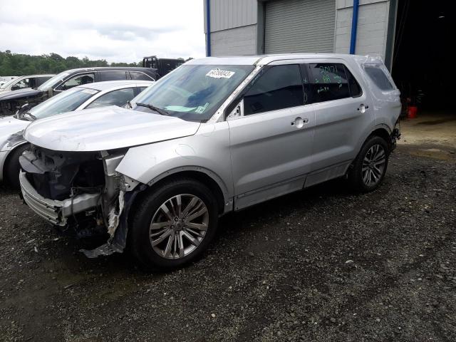 1FM5K8HT1JGA38046 - 2018 FORD EXPLORER PLATINUM SILVER photo 1