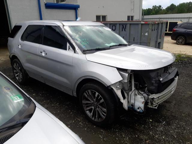 1FM5K8HT1JGA38046 - 2018 FORD EXPLORER PLATINUM SILVER photo 4