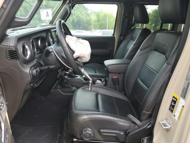 1C4JJXP60NW259869 - 2022 JEEP WRANGLER U SAHARA 4XE TAN photo 7