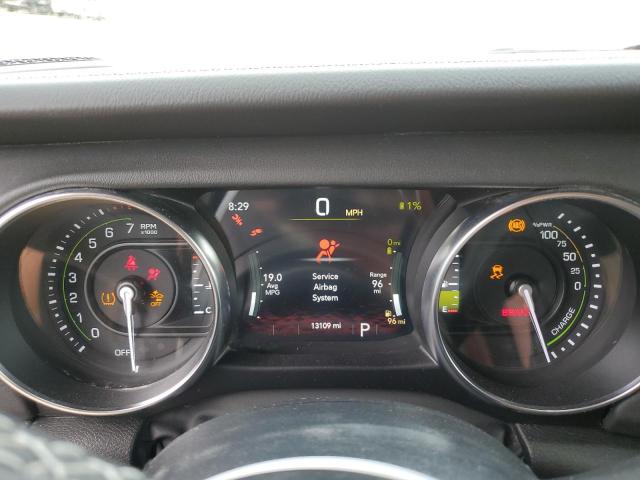 1C4JJXP60NW259869 - 2022 JEEP WRANGLER U SAHARA 4XE TAN photo 9