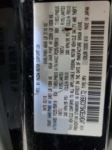 JM3KFBDM9J0365172 - 2018 MAZDA CX-5 GRAND TOURING BLACK photo 13