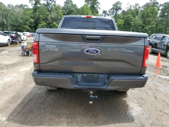 1FTEW1CG6HFA41499 - 2017 FORD F150 SUPERCREW GRAY photo 6