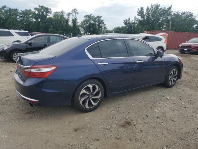 1HGCR2F81GA138048 - 2016 HONDA ACCORD EXL BLUE photo 3