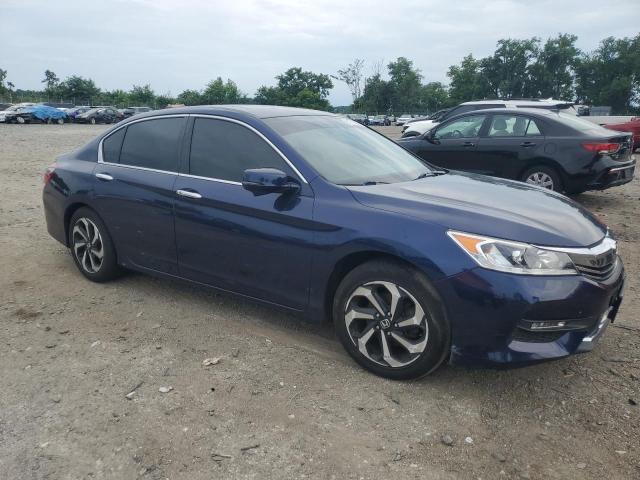 1HGCR2F81GA138048 - 2016 HONDA ACCORD EXL BLUE photo 4