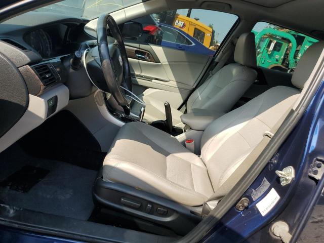 1HGCR2F81GA138048 - 2016 HONDA ACCORD EXL BLUE photo 7