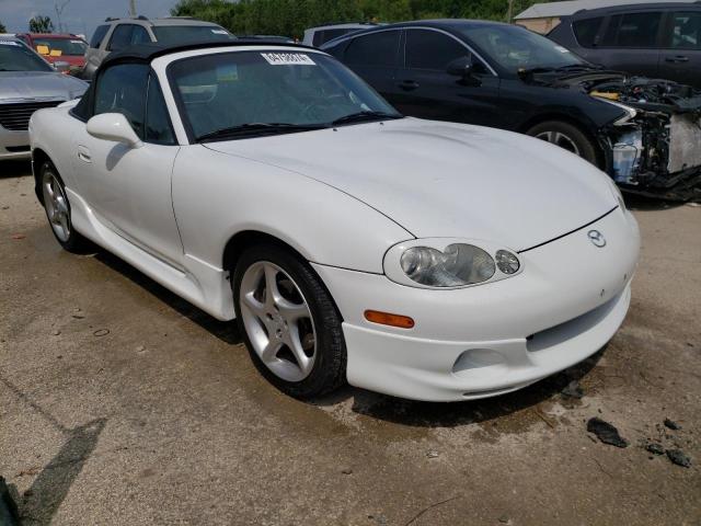 JM1NB353930304940 - 2003 MAZDA MX-5 MIATA BASE WHITE photo 4