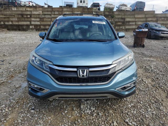 2HKRM4H7XGH615107 - 2016 HONDA CR-V EXL TEAL photo 5