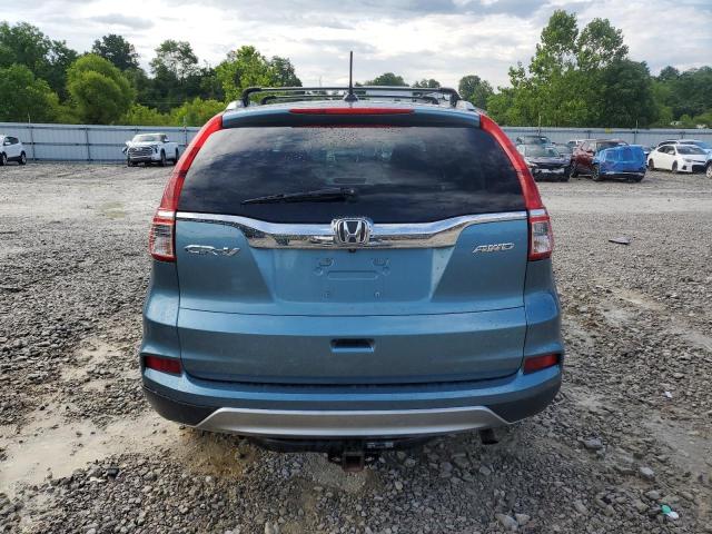 2HKRM4H7XGH615107 - 2016 HONDA CR-V EXL TEAL photo 6