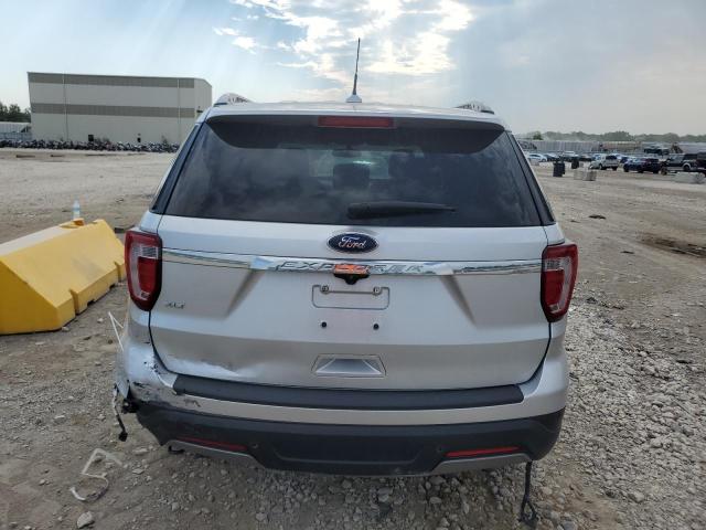 1FM5K7D88KGA92182 - 2019 FORD EXPLORER XLT SILVER photo 6