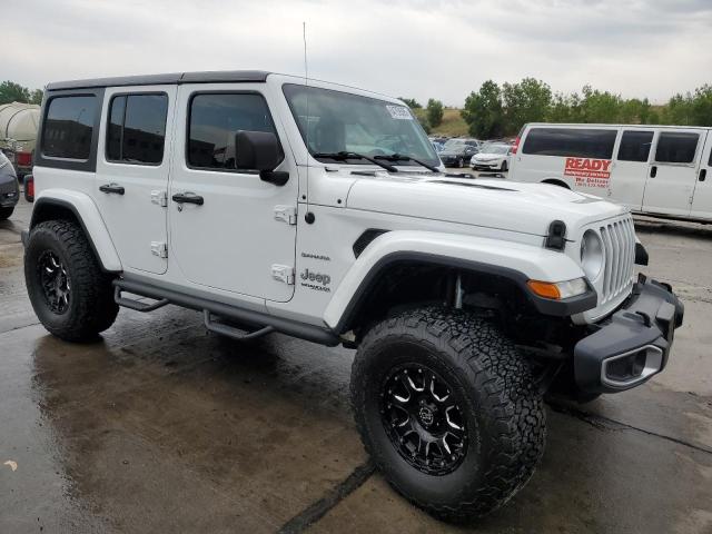 1C4HJXEN5JW245923 - 2018 JEEP WRANGLER U SAHARA WHITE photo 4