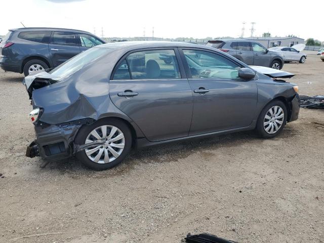 5YFBU4EE7DP196698 - 2013 TOYOTA COROLLA BASE GRAY photo 3