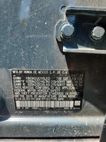 3CZRZ1H73RM757421 - 2024 HONDA HR-V EXL 蓝色 照片 12