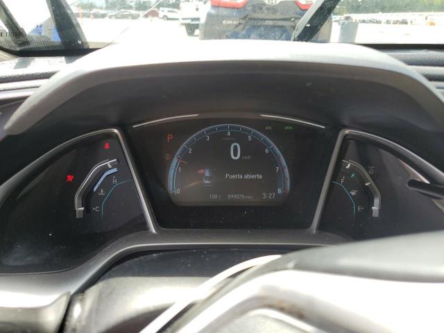 19XFC1F3XLE024441 - 2020 HONDA CIVIC EX WHITE photo 9