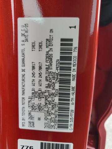 3TYKB5FN4ST017357 - 2025 TOYOTA TACOMA DOUBLE CAB Червоний фото 12