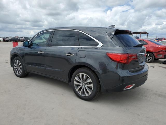 5FRYD3H45FB003548 - 2015 ACURA MDX TECHNOLOGY GRAY photo 2