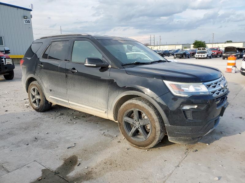 1FM5K7D88JGC69568 - 2018 FORD EXPLORER XLT Қара фото 4