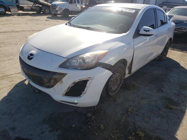 JM1BL1UFXB1355260 - 2011 MAZDA 3 I WHITE photo 2