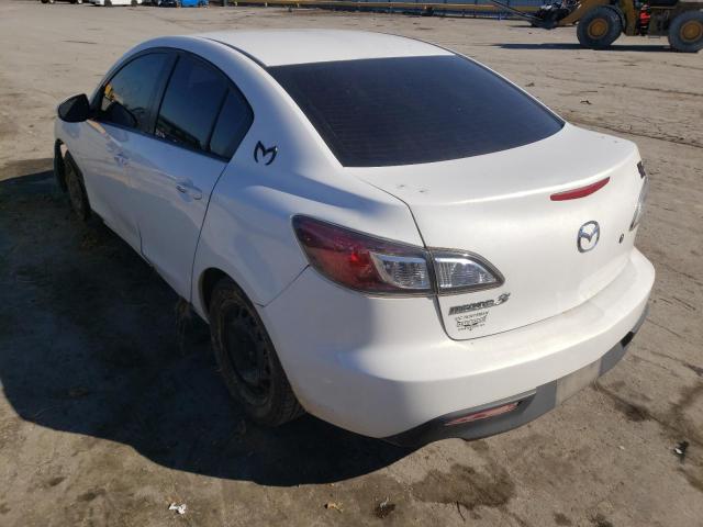 JM1BL1UFXB1355260 - 2011 MAZDA 3 I WHITE photo 3