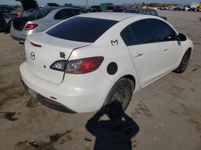 JM1BL1UFXB1355260 - 2011 MAZDA 3 I WHITE photo 4