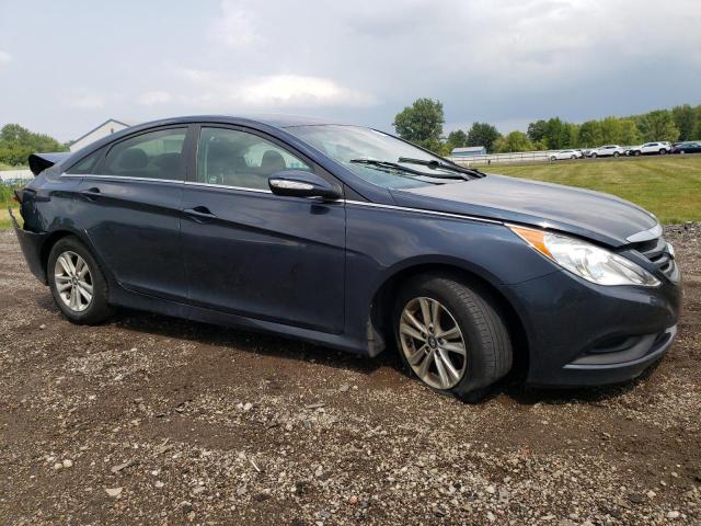 5NPEB4AC9EH899628 - 2014 HYUNDAI SONATA GLS BLUE photo 4