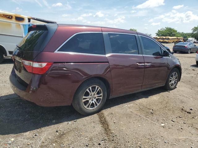 5FNRL5H68CB030549 - 2012 HONDA ODYSSEY EXL 勃艮第红 照片 3