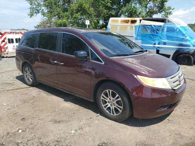 5FNRL5H68CB030549 - 2012 HONDA ODYSSEY EXL 勃艮第红 照片 4