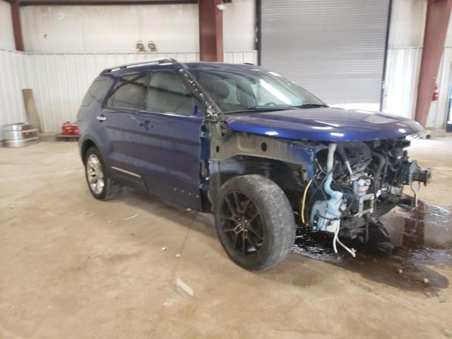 1FM5K8F8XEGB23679 - 2014 FORD EXPLORER LIMITED BLUE photo 4