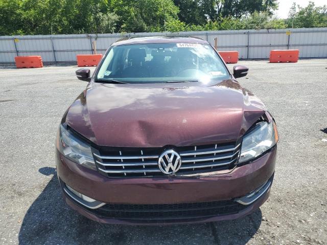 1VWCT7A34EC042258 - 2014 VOLKSWAGEN PASSAT SEL წითელი ფოტო 5