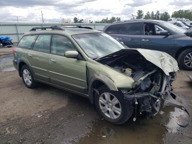 4S4BP62C257377454 - 2005 SUBARU LEGACY OUTBACK 2.5I LIMITED GREEN photo 4