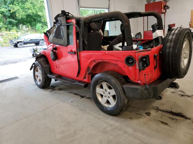 1C4AJWAGXDL633190 - 2013 JEEP WRANGLER SPORT RED photo 2