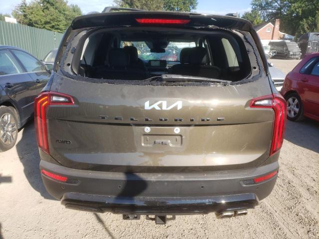 5XYP3DHC2NG217448 - 2022 KIA TELLURIDE EX CHARCOAL photo 6